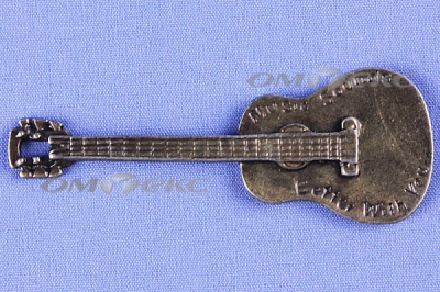 Декоративный элемент для творчества из металла "Гитара"  - купить в Железногорске. Цена: 19.99 руб.