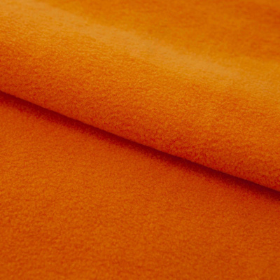 Флис DTY 16-1358, 250 г/м2, шир. 150 см, цвет оранжевый - купить в Железногорске. Цена 640.46 руб.
