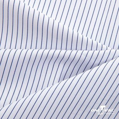 Ткань сорочечная Ронда, 115 г/м2, 58% пэ,42% хл, шир.150 см, цв.4-синяя, (арт.114) - купить в Железногорске. Цена 306.69 руб.