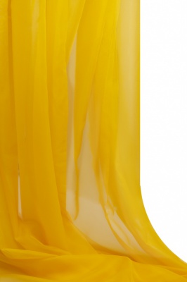 Портьерный капрон 13-0858, 47 гр/м2, шир.300см, цвет 21/жёлтый - купить в Железногорске. Цена 137.27 руб.