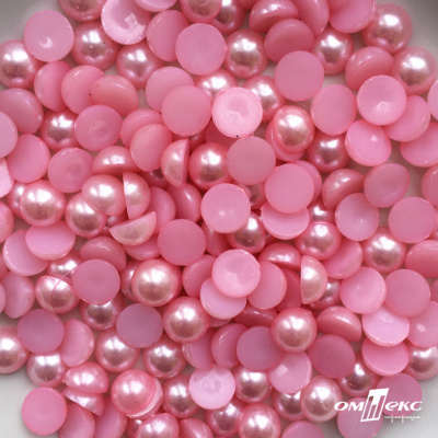 0404-5146В-Полубусины пластиковые круглые "ОмТекс", 10 мм, (уп.50гр=175+/-3шт), цв.101-св.розовый - купить в Железногорске. Цена: 63.46 руб.