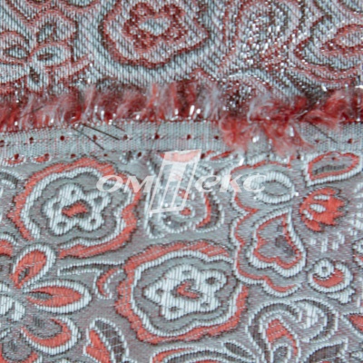 Ткань костюмная жаккард, 135 гр/м2, шир.150см, цвет красный№12 - купить в Железногорске. Цена 441.92 руб.
