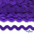 Тесьма вьюнчик 0381-0080, 8 мм/упак.33+/-1м, цвет 9530-фиолетовый - купить в Железногорске. Цена: 107.26 руб.