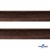 Кант атласный 074, шир. 12 мм (в упак. 65,8 м), цвет коричневый - купить в Железногорске. Цена: 237.16 руб.