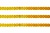 Пайетки "ОмТекс" на нитях, CREAM, 6 мм С / упак.73+/-1м, цв. 92 - золото - купить в Железногорске. Цена: 484.77 руб.