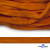 Шнур плетеный (плоский) d-12 мм, (уп.90+/-1м), 100% полиэстер, цв.267 - оранжевый - купить в Железногорске. Цена: 8.62 руб.