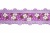 Тесьма декоративная 0385-6169, шир. 25 мм/уп. 22,8+/-1 м, цвет 01-фиолетовый - купить в Железногорске. Цена: 387.43 руб.