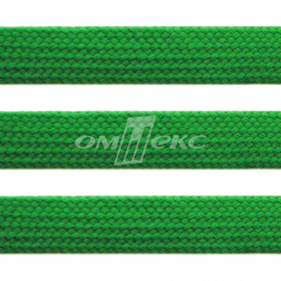 Шнур 15мм плоский (100+/-1м) №16 зеленый - купить в Железногорске. Цена: 10.21 руб.