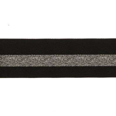 #2/6-Лента эластичная вязаная с рисунком шир.52 мм (45,7+/-0,5 м/бобина) - купить в Железногорске. Цена: 69.33 руб.