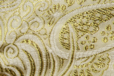 Ткань костюмная жаккард №5, 140 гр/м2, шир.150см, цвет золото - купить в Железногорске. Цена 383.29 руб.