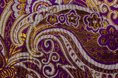 Ткань костюмная жаккард №9, 140 гр/м2, шир.150см, цвет фиолет - купить в Железногорске. Цена 387.20 руб.