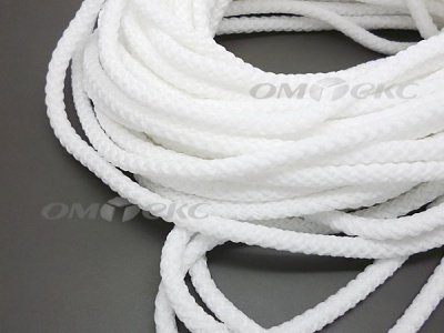 Шнур 1с35 4 мм крупное плетение 200 м белый - купить в Железногорске. Цена: 1.10 руб.