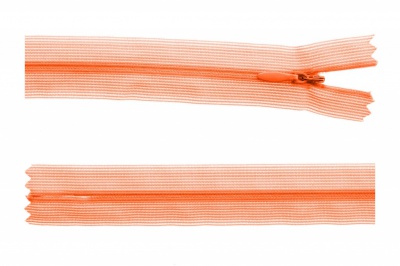 Молния потайная Т3 849, 50 см, капрон, цвет оранжевый - купить в Железногорске. Цена: 8.87 руб.