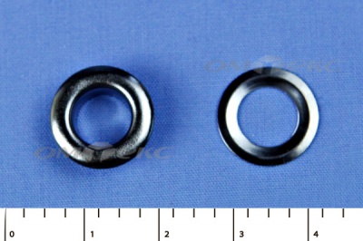 Люверсы металлические, блочка/кольцо, №5 (8 мм) упак.1000 шт- цв.никель - купить в Железногорске. Цена: 392 руб.