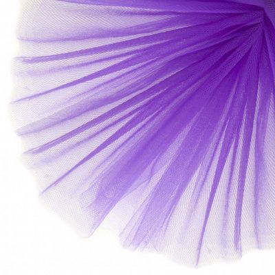 Фатин матовый 16-85, 12 гр/м2, шир.300см, цвет фиолетовый - купить в Железногорске. Цена 96.31 руб.