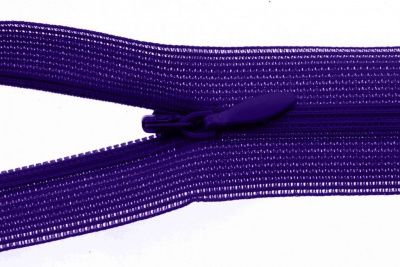 Молния потайная Т3 866, 50 см, капрон, цвет фиолетовый - купить в Железногорске. Цена: 8.62 руб.