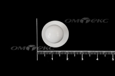 Пуговица поварская "Пукля", 10 мм, цвет белый - купить в Железногорске. Цена: 2.28 руб.