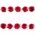 Тесьма плетеная "Рюш", упак. 9,14 м, цвет красный - купить в Железногорске. Цена: 46.82 руб.