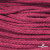 Шнур плетеный d-6 мм, 70% хлопок 30% полиэстер, уп.90+/-1 м, цв.1068-фуксия - купить в Железногорске. Цена: 588 руб.