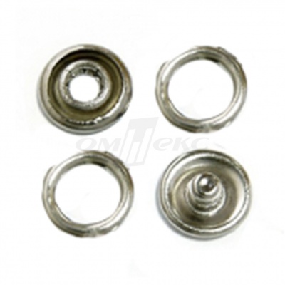 Кнопки рубашечные 10,5 мм никель New Star (кольцо) - купить в Железногорске. Цена: 5.80 руб.