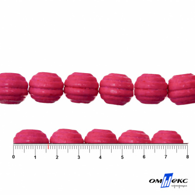 0309-Бусины деревянные "ОмТекс", 16 мм, упак.50+/-3шт, цв.023-розовый - купить в Железногорске. Цена: 62.22 руб.