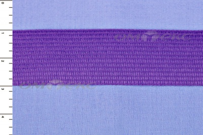 Окантовочная тесьма №0225, шир. 22 мм (в упак. 100 м), цвет фиолет - купить в Железногорске. Цена: 271.60 руб.
