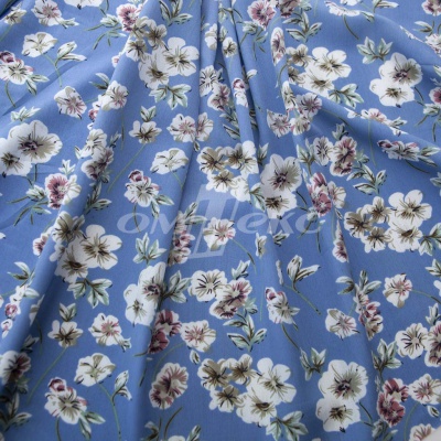 Плательная ткань "Фламенко" 12.1, 80 гр/м2, шир.150 см, принт растительный - купить в Железногорске. Цена 241.49 руб.