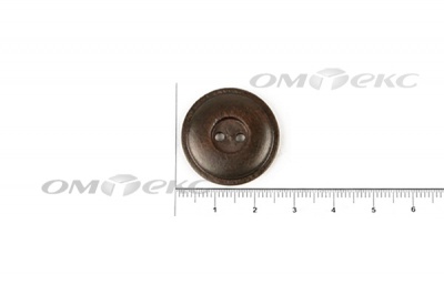 Пуговица деревянная круглая №54 (25мм) - купить в Железногорске. Цена: 4.12 руб.