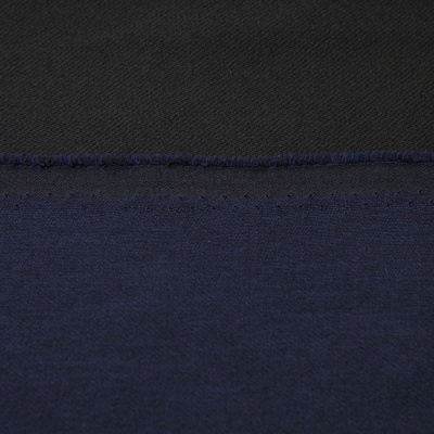 Ткань костюмная 26150 2009, 214 гр/м2, шир.150см, цвет т.синий - купить в Железногорске. Цена 362.24 руб.
