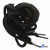 Шнурки #106-09, круглые 130 см, цв.чёрный - купить в Железногорске. Цена: 21.92 руб.