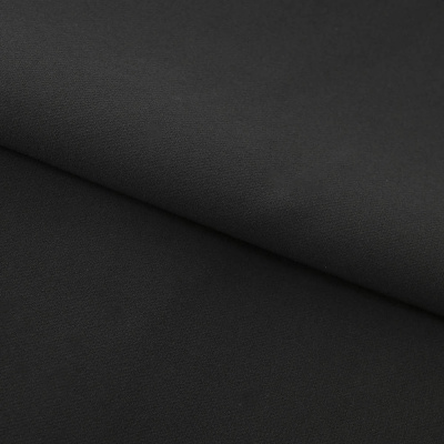 Костюмная ткань "Элис", 200 гр/м2, шир.150см, цвет чёрный - купить в Железногорске. Цена 306.20 руб.