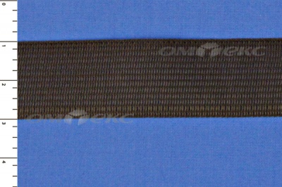 Окантовочная тесьма №216, шир. 22 мм (в упак. 100 м), цвет коричневый - купить в Железногорске. Цена: 271.60 руб.