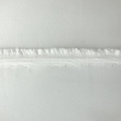 Костюмная ткань "Элис", 220 гр/м2, шир.150 см, цвет молочно-белый  - купить в Железногорске. Цена 303.10 руб.
