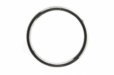 Кольцо металлическое №40 мм, цв.-никель - купить в Железногорске. Цена: 4.45 руб.
