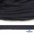 Шнур плетеный d-8 мм плоский, 70% хлопок 30% полиэстер, уп.85+/-1 м, цв.1010-т.синий - купить в Железногорске. Цена: 735 руб.