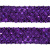 Тесьма с пайетками 12, шир. 35 мм/уп. 25+/-1 м, цвет фиолет - купить в Железногорске. Цена: 1 308.30 руб.