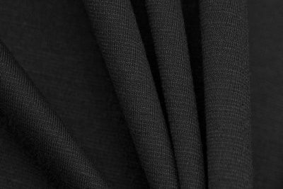 Трикотаж "Grange" BLACK 1# (2,38м/кг), 280 гр/м2, шир.150 см, цвет чёрно-серый - купить в Железногорске. Цена 861.22 руб.