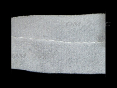 WS7225-прокладочная лента усиленная швом для подгиба 30мм-белая (50м) - купить в Железногорске. Цена: 16.71 руб.