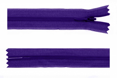 Молния потайная Т3 866, 20 см, капрон, цвет фиолетовый - купить в Железногорске. Цена: 5.27 руб.