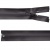 Молния водонепроницаемая PVC Т-7, 60 см, разъемная, цвет (301) т.серый - купить в Железногорске. Цена: 49.39 руб.