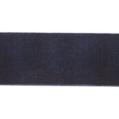 Лента бархатная нейлон, шир.25 мм, (упак. 45,7м), цв.180-т.синий - купить в Железногорске. Цена: 800.84 руб.