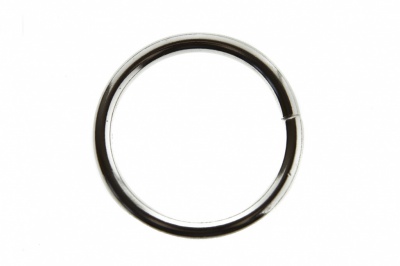 Кольцо металлическое d-32 мм, цв.-никель - купить в Железногорске. Цена: 3.54 руб.