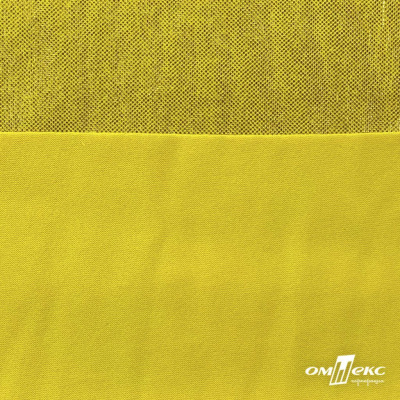 Трикотажное полотно голограмма, шир.140 см, #602 -жёлтый/жёлтый - купить в Железногорске. Цена 385.88 руб.