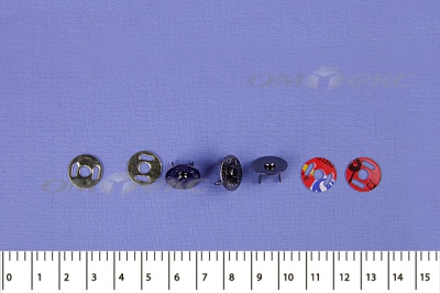 Кнопки магнитные МКМ-02, диам. 18 мм, чёрный никель - купить в Железногорске. Цена: 14.49 руб.
