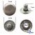 Кнопка металлическая "Альфа" с пружиной, 15 мм (уп. 720+/-20 шт), цвет никель - купить в Железногорске. Цена: 1 466.73 руб.