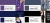 Костюмная ткань "Элис" 18-3921, 200 гр/м2, шир.150см, цвет голубика - купить в Железногорске. Цена 303.10 руб.