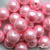 0404-00108-Бусины пластиковые под жемчуг "ОмТекс", 16 мм, (уп.50гр=24+/-1шт) цв.101-св.розовый - купить в Железногорске. Цена: 44.18 руб.