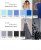 Креп стрейч Амузен 14-4121, 85 гр/м2, шир.150см, цвет голубой - купить в Железногорске. Цена 196.05 руб.