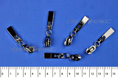 Слайдер декоративный, металлический №1/спираль Т7/никель - купить в Железногорске. Цена: 6.29 руб.