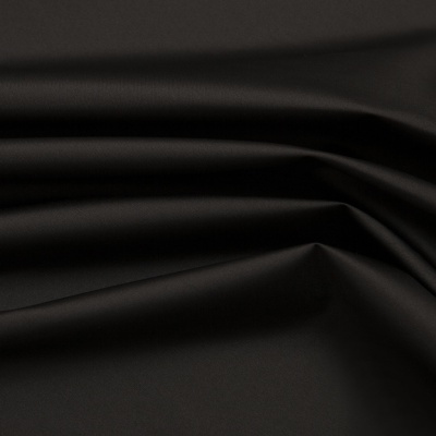 Курточная ткань Дюэл (дюспо), PU/WR/Milky, 80 гр/м2, шир.150см, цвет чёрный - купить в Железногорске. Цена 141.80 руб.
